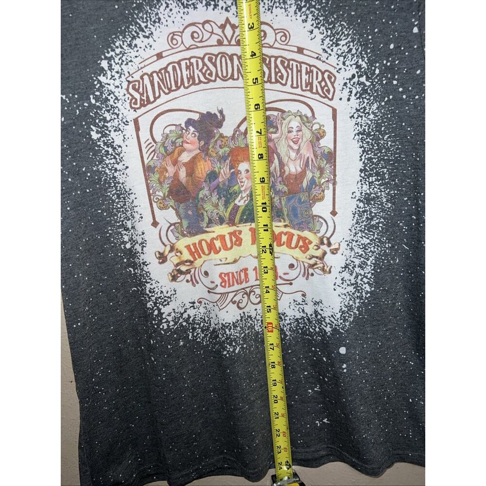Halloween T-shirt Hocus Pocus Sanderson Sisters Woman's Size M Faded Black - Picture 8 of 10